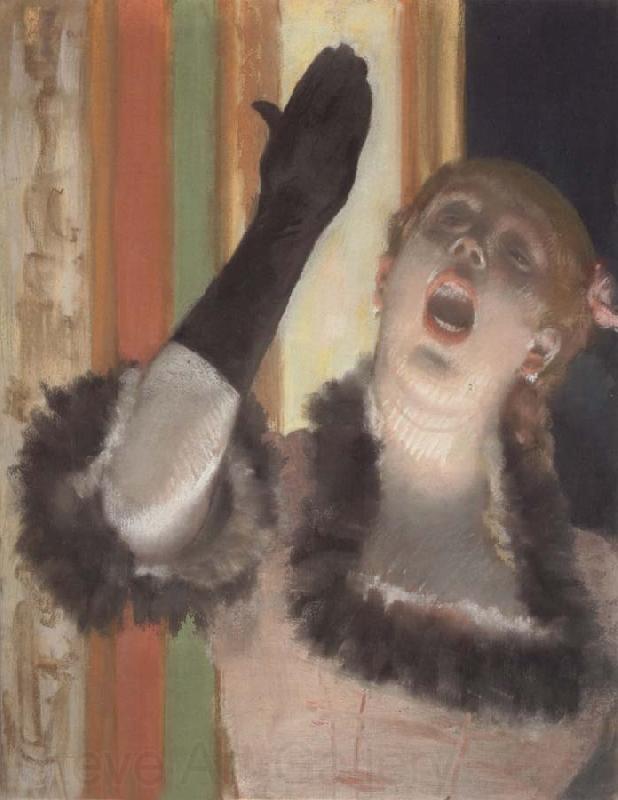 Edgar Degas Singer with a Glove France oil painting art